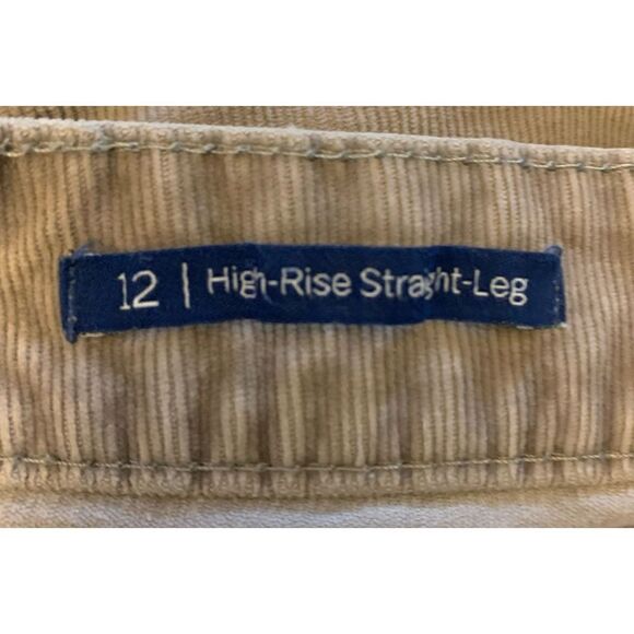 Talbots High Rise Straight Leg Corduroy Pants - Picture 8 of 9